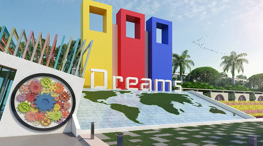 Contemporary multi-residential apartment complex architectural concept
