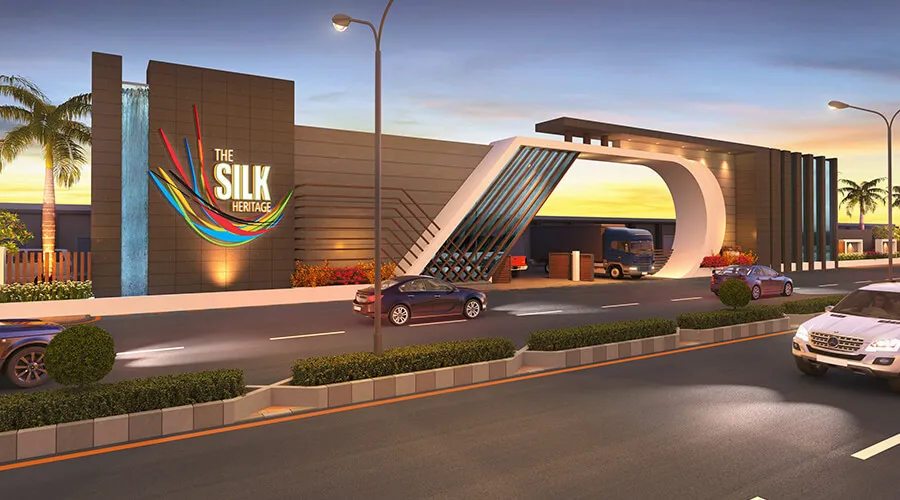 Exterior view of industrial building architectural design by ADDA Architects