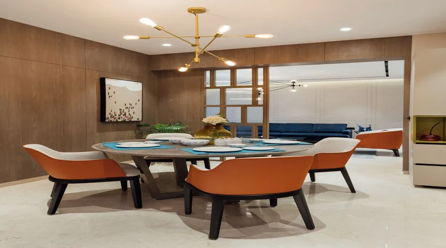 Modern luxury residential living room interior design by ADDA Architects