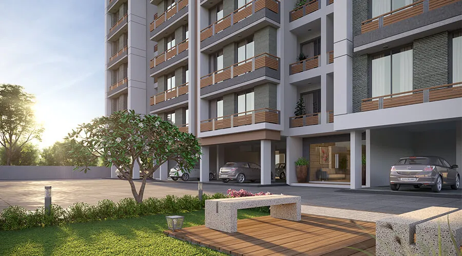 Multi-residential architectural exterior view by ADDA Architects
