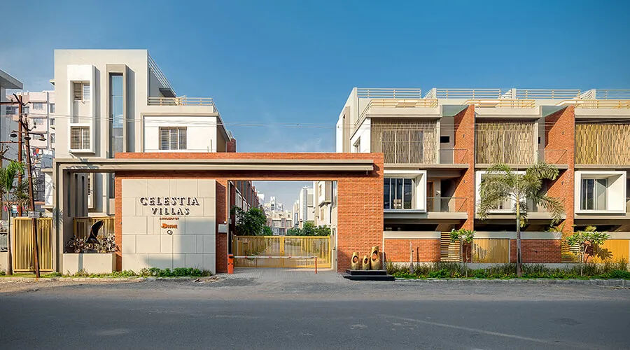 Multi-residential housing architecture project design perspective